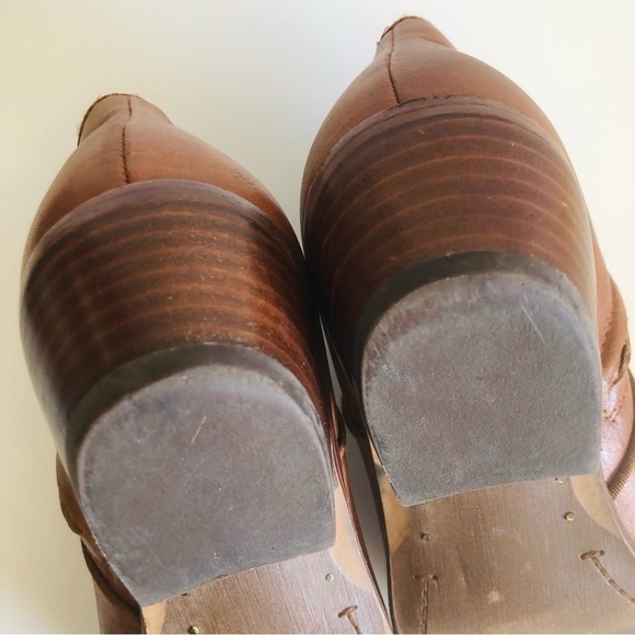 Sam Edelman Petty Cognac Booties 6.5 Wide - Picture 12 of 16